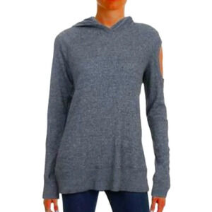 Wilt cold shoulder hooded sweater. Item # W904794